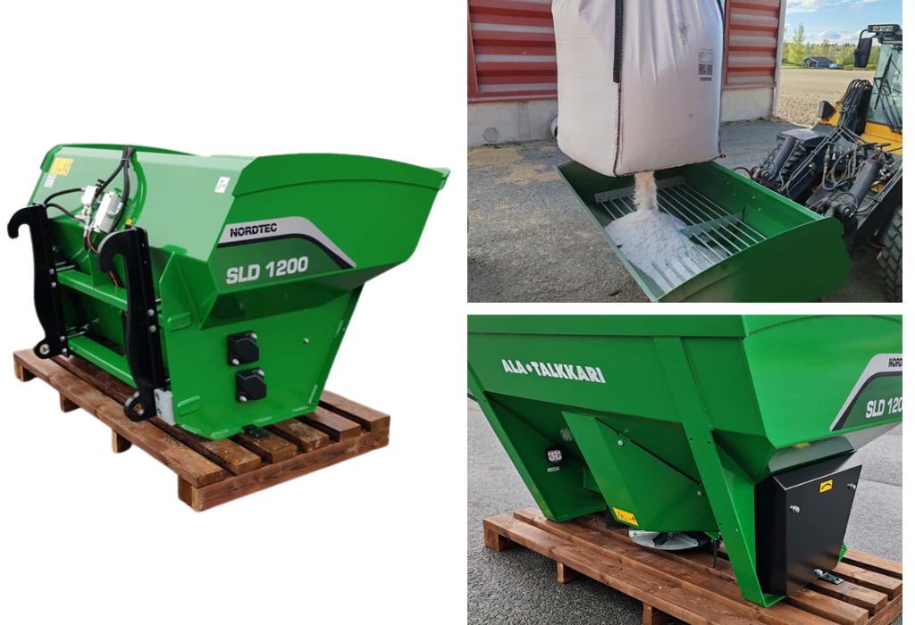 Hiekoitin Ala-Talkkari Nordtec SLD 1200-lautashiekoitin